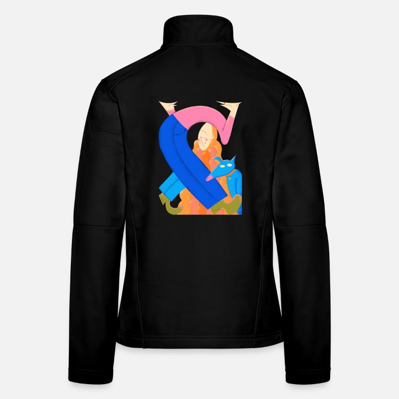 Noué de vie Veste en tissu softshell Femme