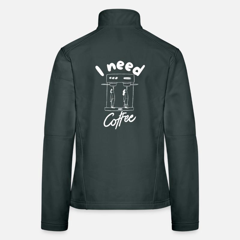 I need coffee Women's Softshell Jacket
