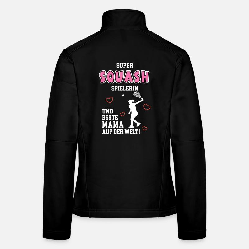 Squash Beste Mama Mutter Muttertag Geburtstag Frauen Softshelljacke