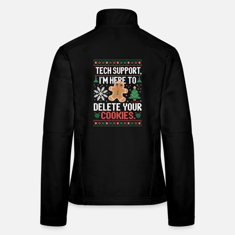 Dicton de cookie du support technique Veste en tissu softshell Femme