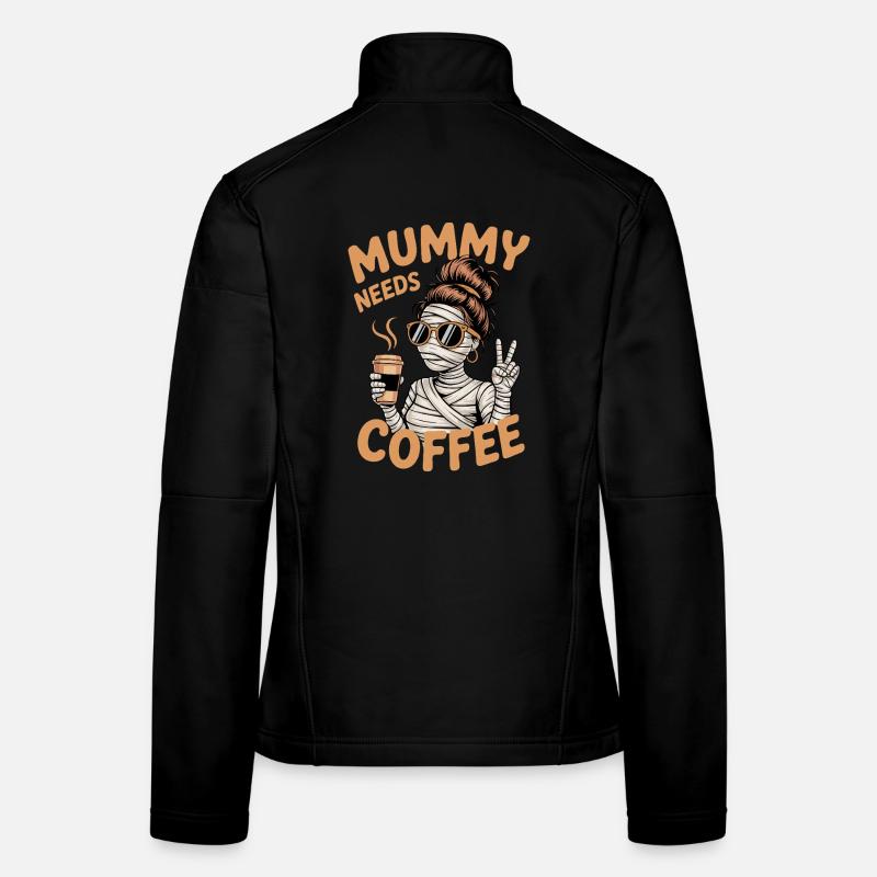 Mutter Mutterschaft Humor Mama Mama Kaffee Frauen Softshelljacke