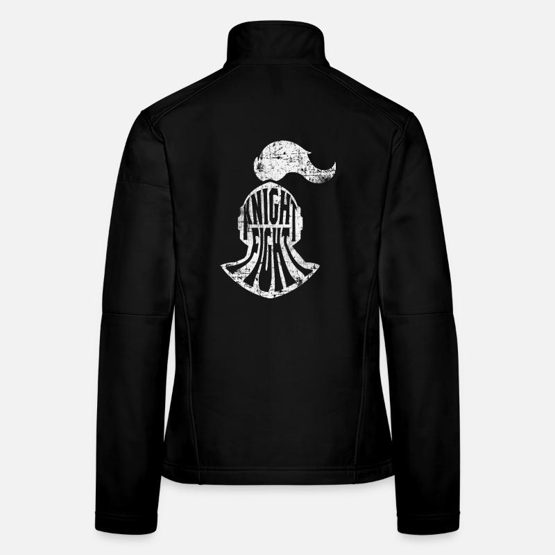 Casque de chevalier chevalier Veste en tissu softshell Femme
