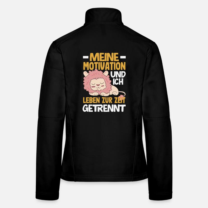 My motivation and I - currently separated Women's Softshell Jacket