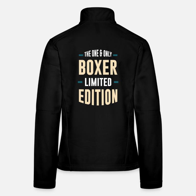 Boxer Limited Edition Schriftzug Frauen Softshelljacke