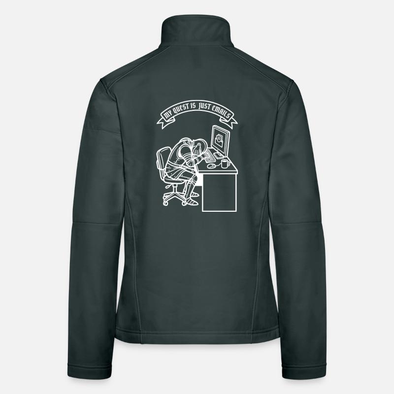 Quête du Chevalier du Bureau Veste en tissu softshell Femme