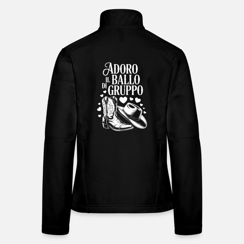I love group dancing Women's Softshell Jacket