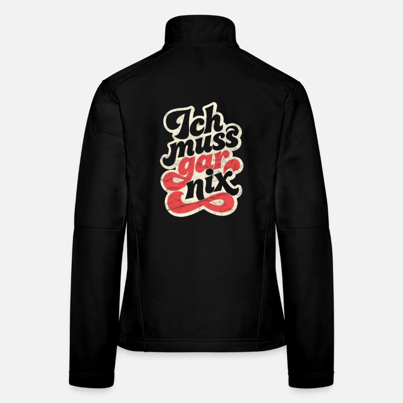 Je n’ai rien à dire Veste en tissu softshell Femme