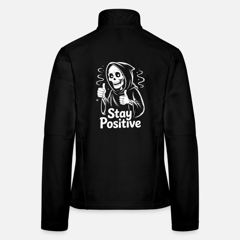 Squelette : Reste positif Veste en tissu softshell Femme