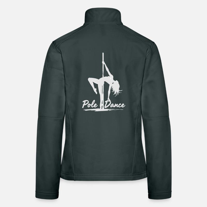 Pole Dance Pole Dancer Silhouette Gift Women's Softshell Jacket