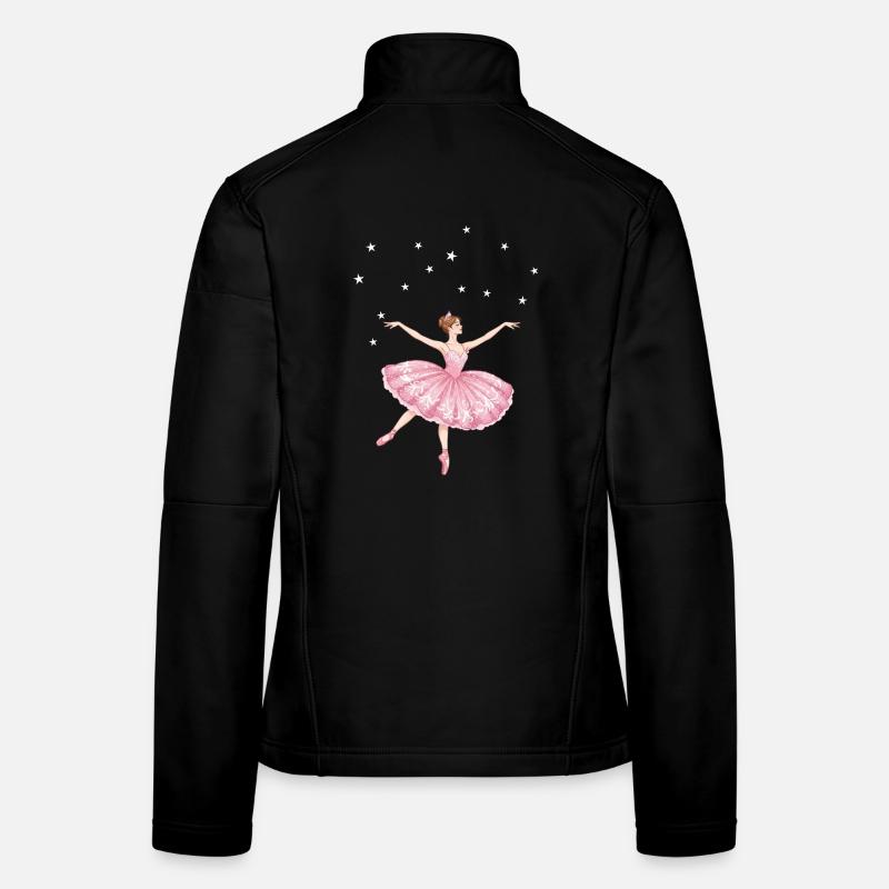 Ballet de la danse de princesse Veste en tissu softshell Femme