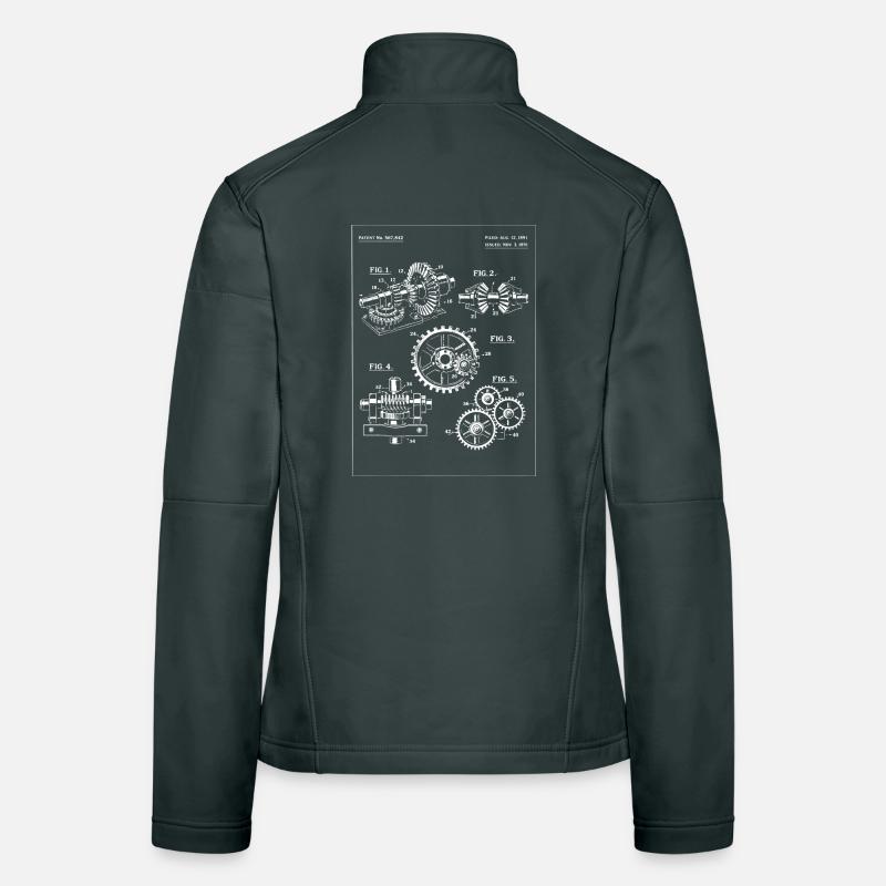 Plan d’équipement vintage Veste en tissu softshell Femme