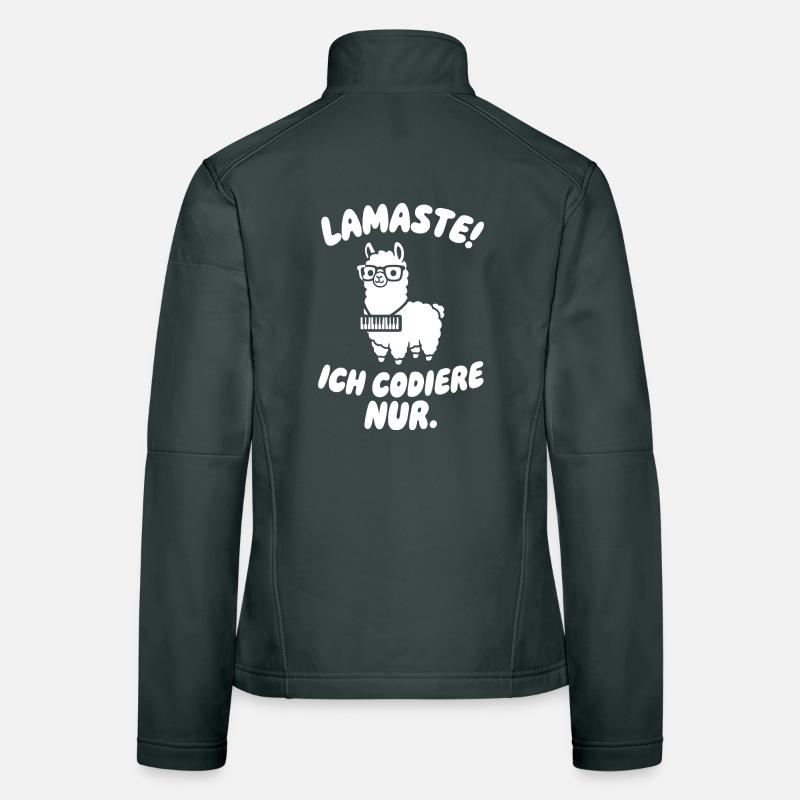 LamaSte: I only code Women's Softshell Jacket