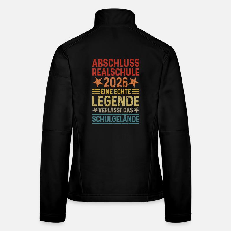 Realschulabschluss 2026 Frauen Softshelljacke