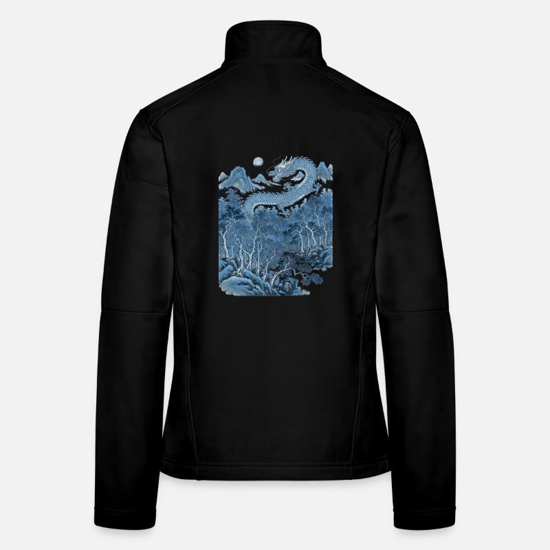 Chinesischer Drache  Frauen Softshelljacke