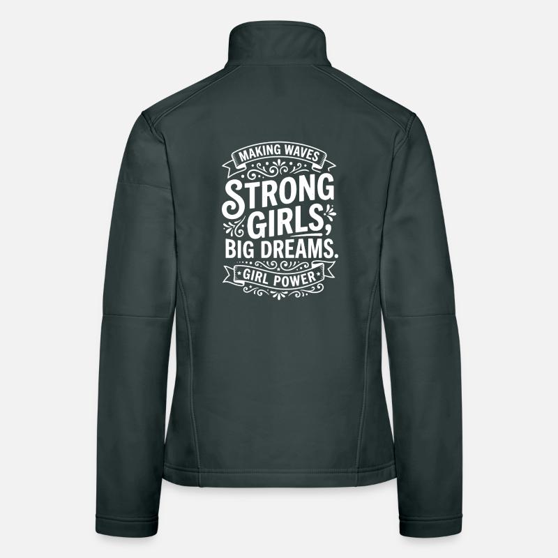 Wave makers dream big Women's Softshell Jacket