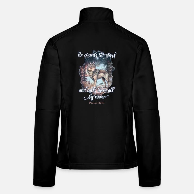 Wolf Christian Women's Softshell Jacket