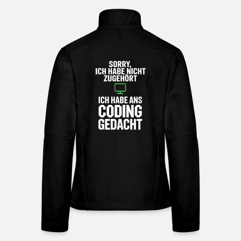 Désolé, j’ai pensé à coder Veste en tissu softshell Femme