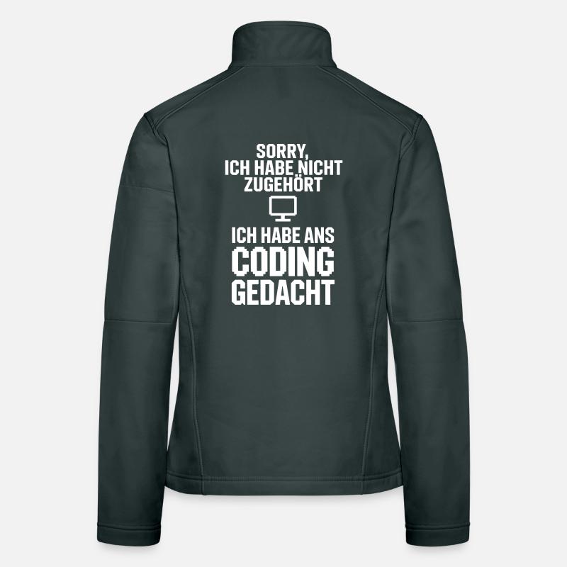 Sorry Coding Head Women's Softshell Jacket