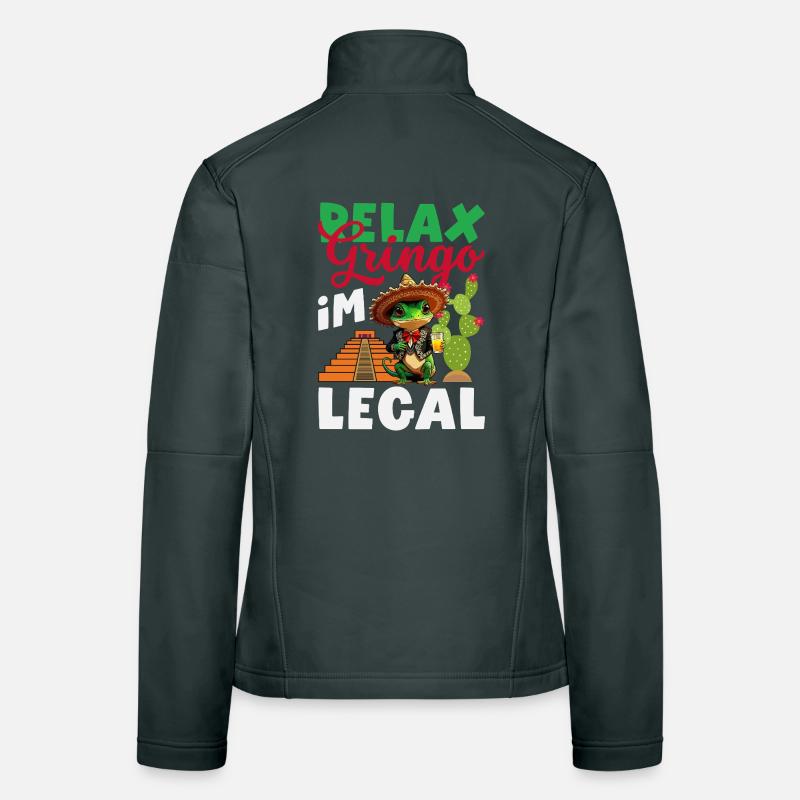 Mexico Pride & Home Mexican Mexico Flag Women's Softshell Jacket