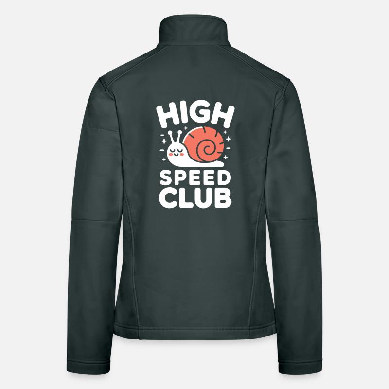 High Speed Club Snail Women's Softshell Jacket