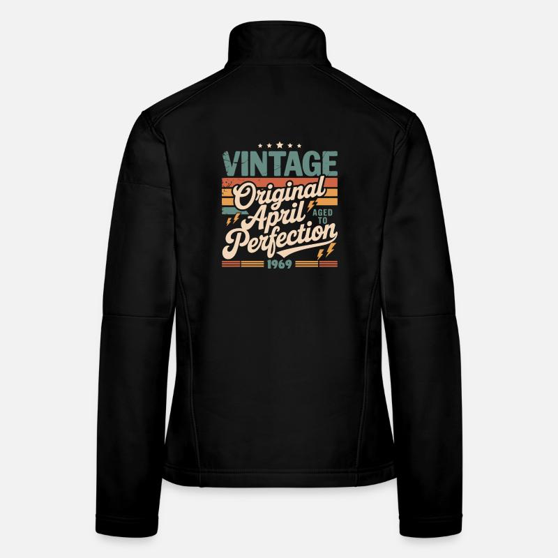 April 1969 Anniversary April 1969 Gift 1969 Women's Softshell Jacket