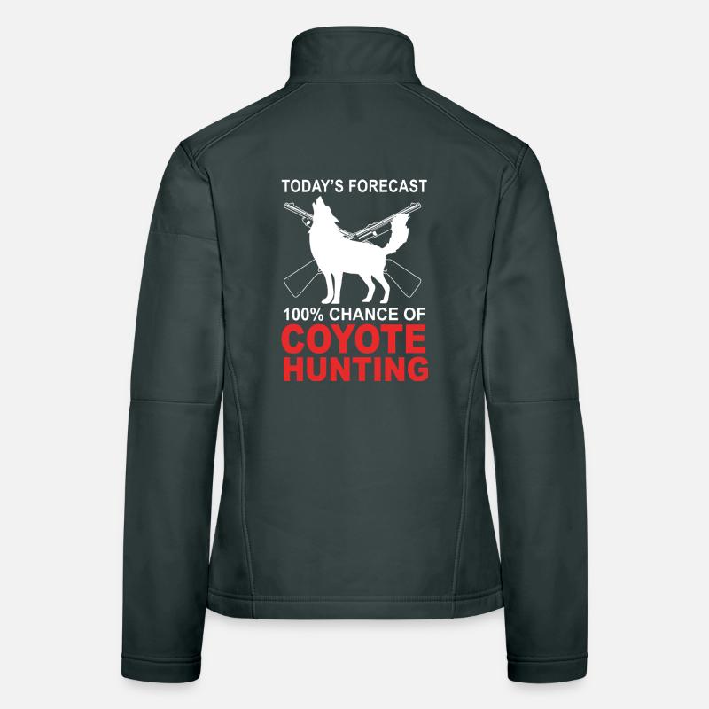 Coyote Hunting Hunter Women's Softshell Jacket