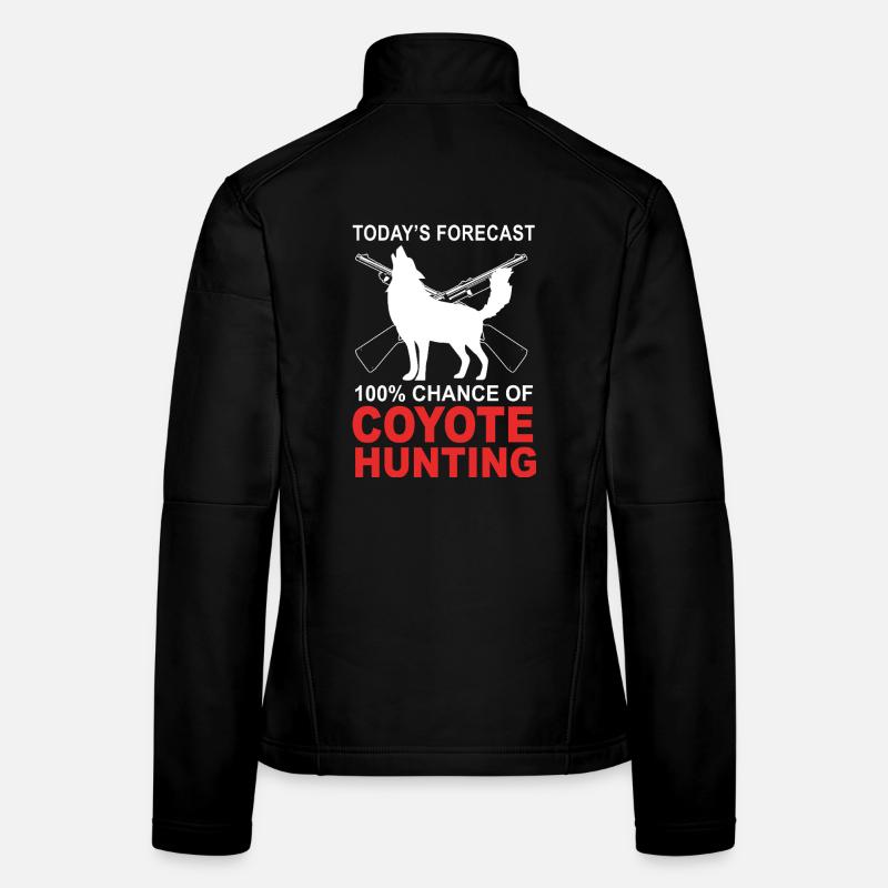 Chasseur de coyote Veste en tissu softshell Femme