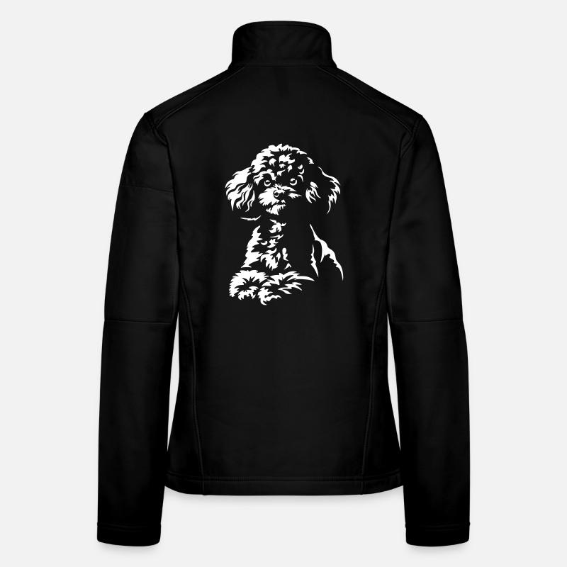 Pudel "Black Edition" Frauen Softshelljacke