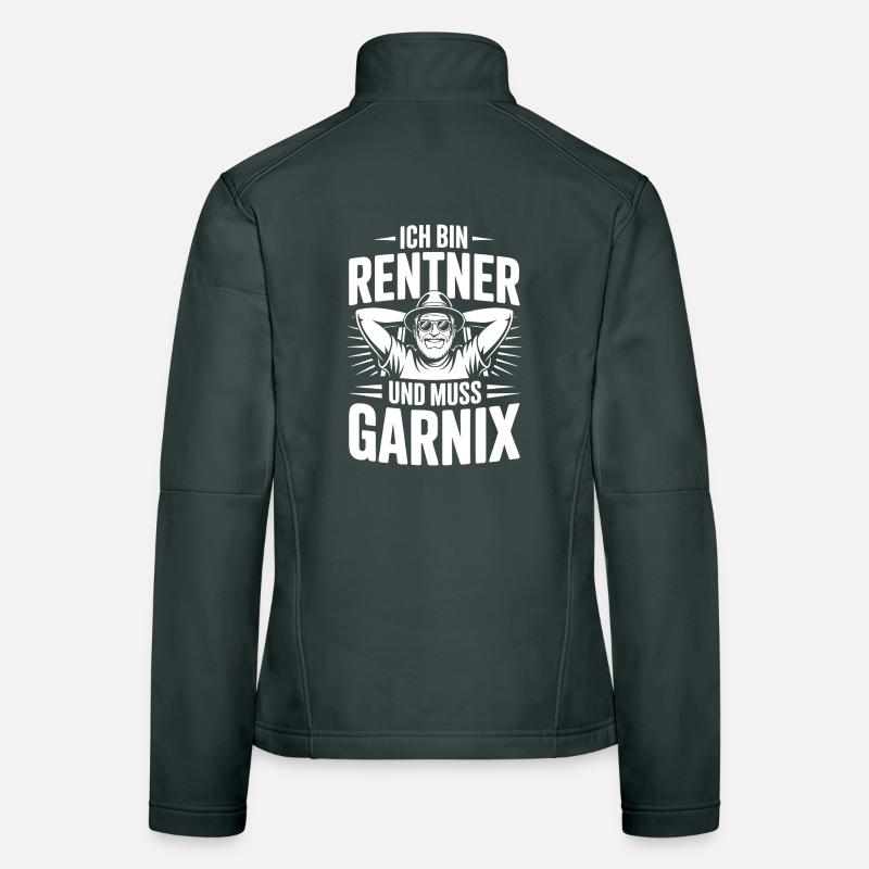 Ich bin Rentner und muss Garnix Frauen Softshelljacke