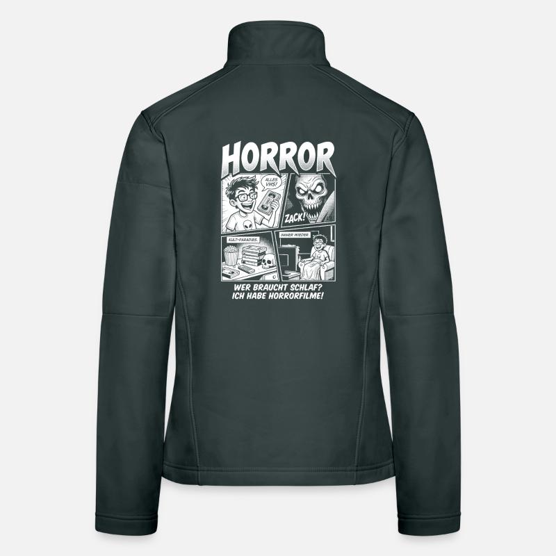 Horror VHS Kult Paradies Design Frauen Softshelljacke