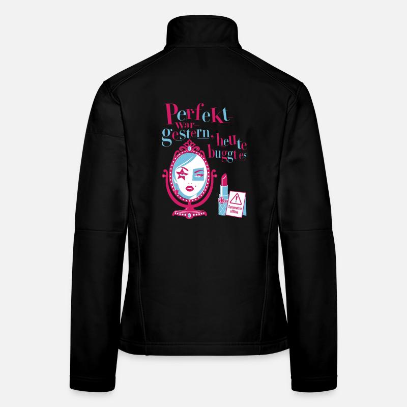 Perfekt war gestern, heute buggt es Frauen Softshelljacke