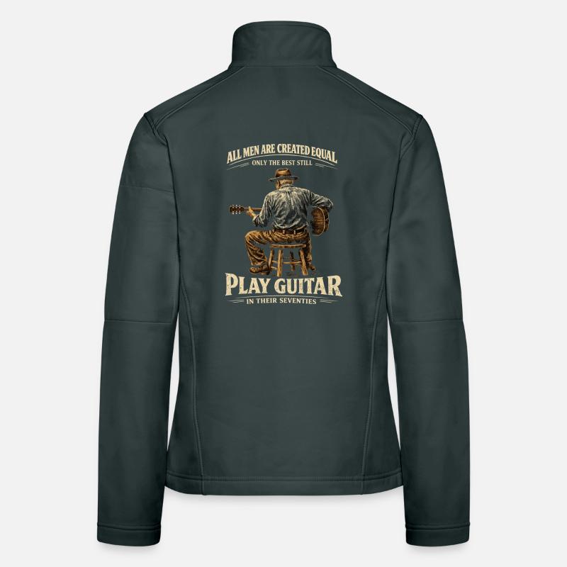 Guitar and Passion: Best at 70 Women's Softshell Jacket