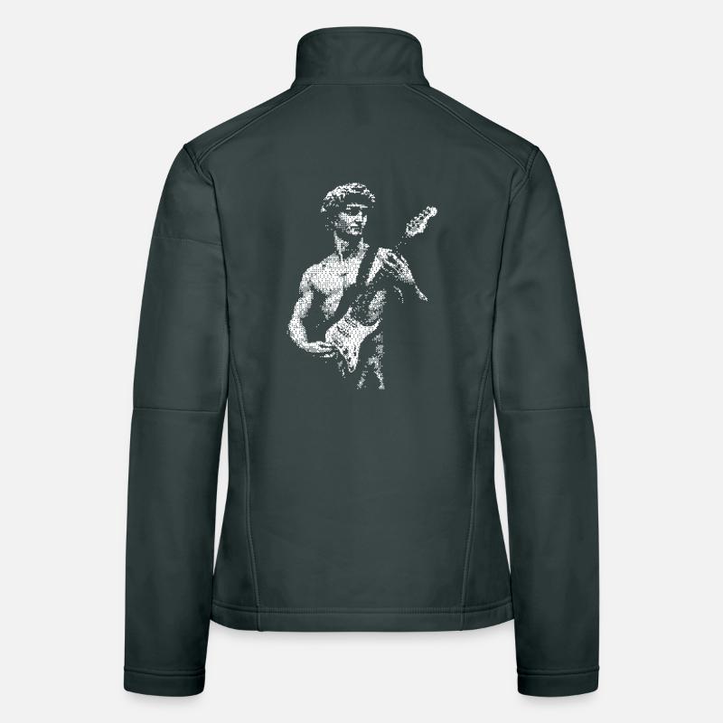 Statue de David Michel-Ange jouant de la guitare Veste en tissu softshell Femme