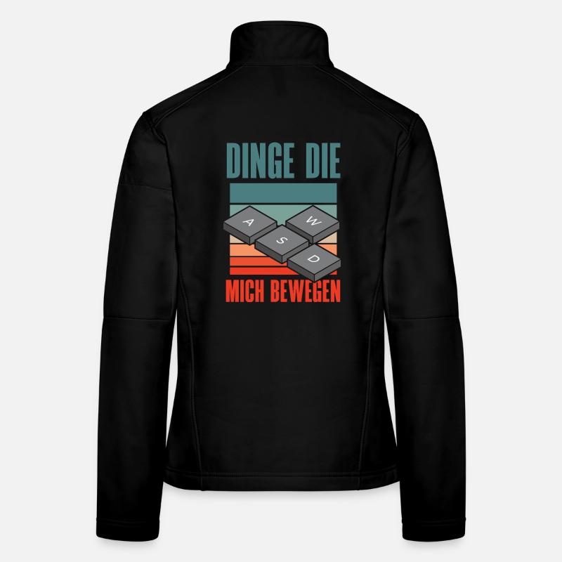 Dinge Die Mich Bewegen Wasd Pc Gamer Lustig Nerd Frauen Softshelljacke