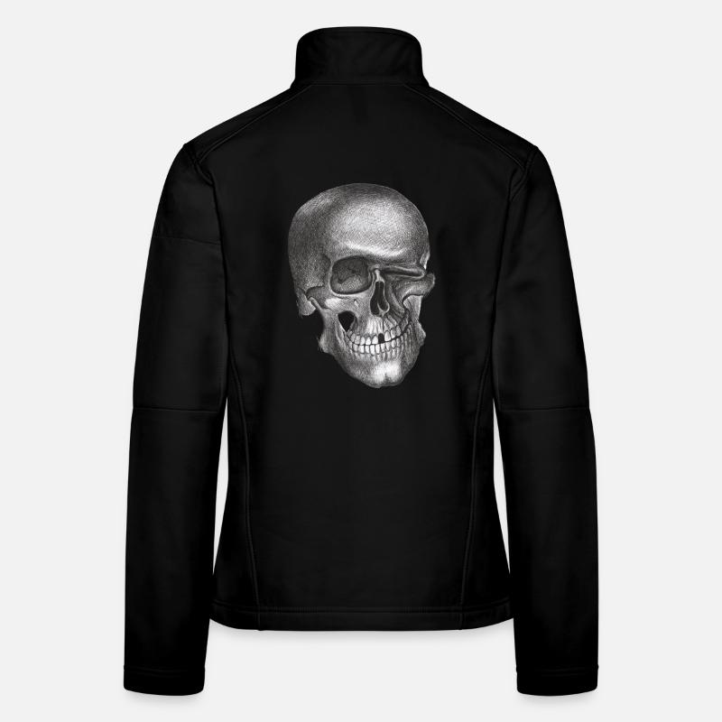 Crâne clin d’œil - Crâne Veste en tissu softshell Femme