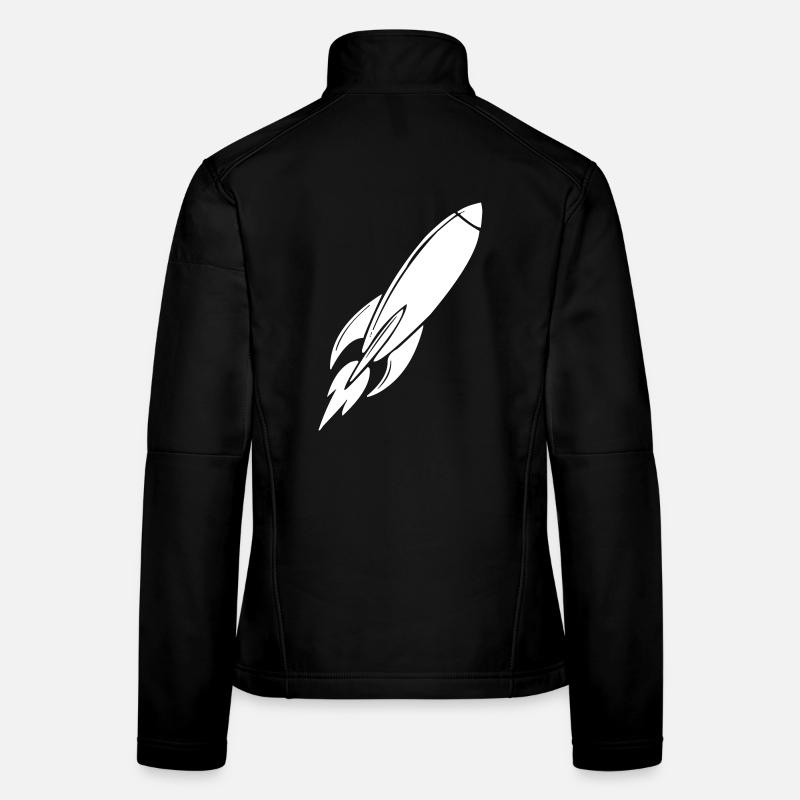 Rakete - Frauen Softshelljacke - Schwarz