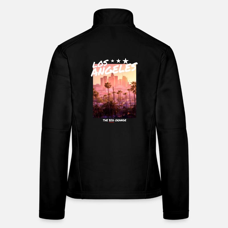 Los Angeles - Frauen Softshelljacke - Schwarz