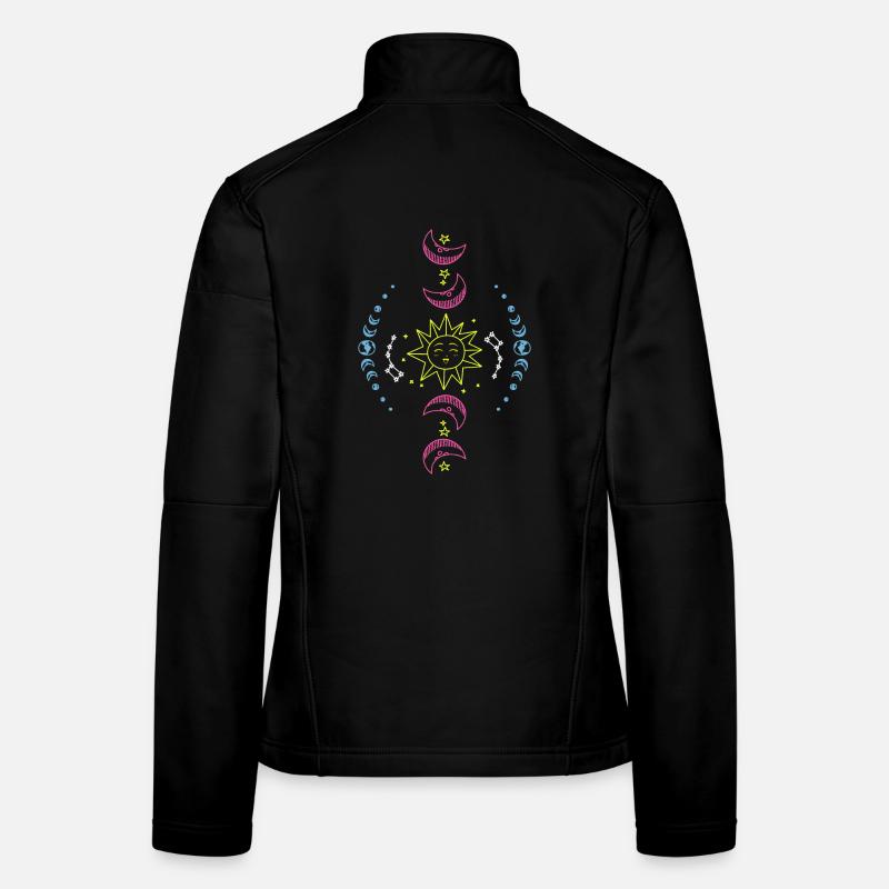 Sun Moon and Earth Women's Softshell Jacket