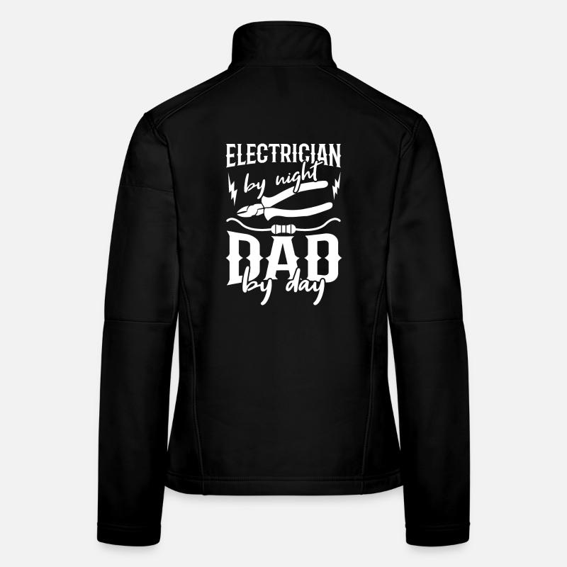 Père électricien Veste en tissu softshell Femme