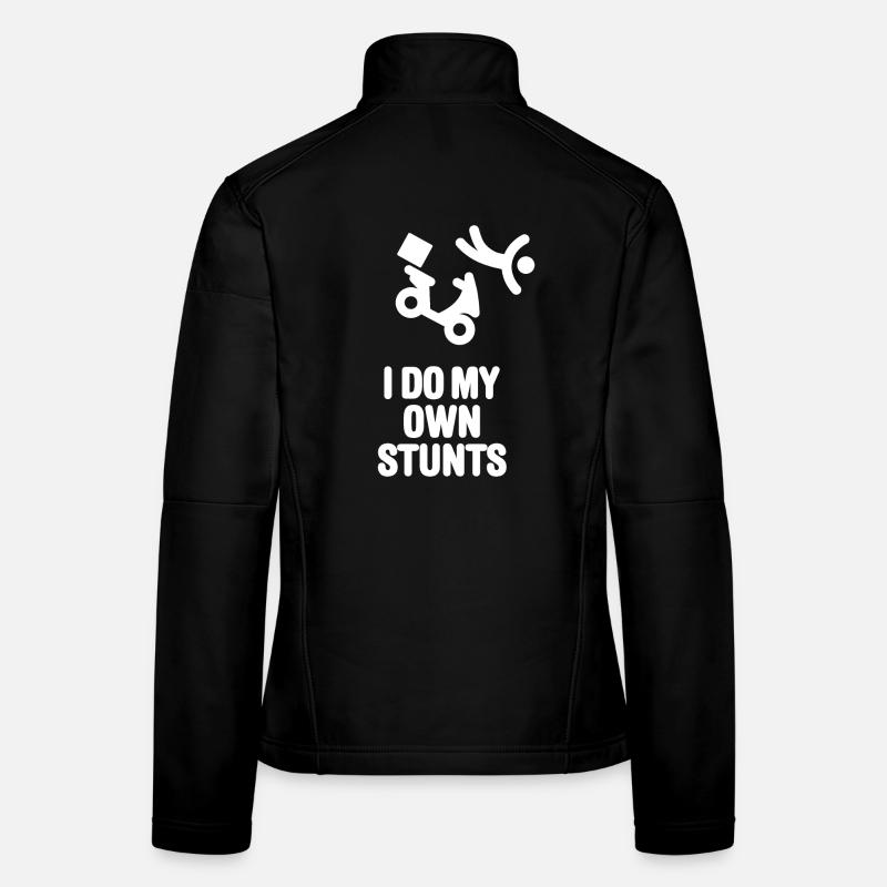 Pizzaservice Pizzabote roller I do my own stunts Frauen Softshelljacke