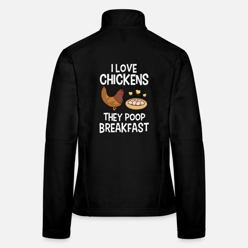 Chicken Chickens Women's Softshell Jacket