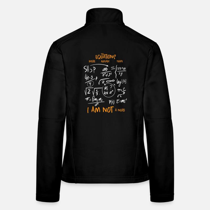 Mathematik Gleichungen Frauen Softshelljacke