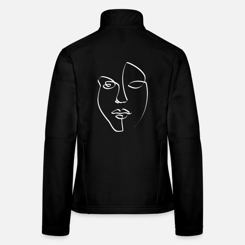 Gesicht Frauen Softshelljacke