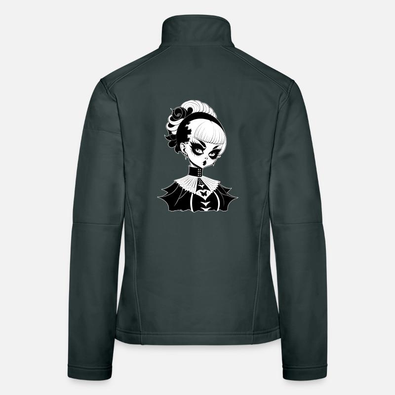 Gothic Witch, Goth Witchcraft Women's Softshell Jacket
