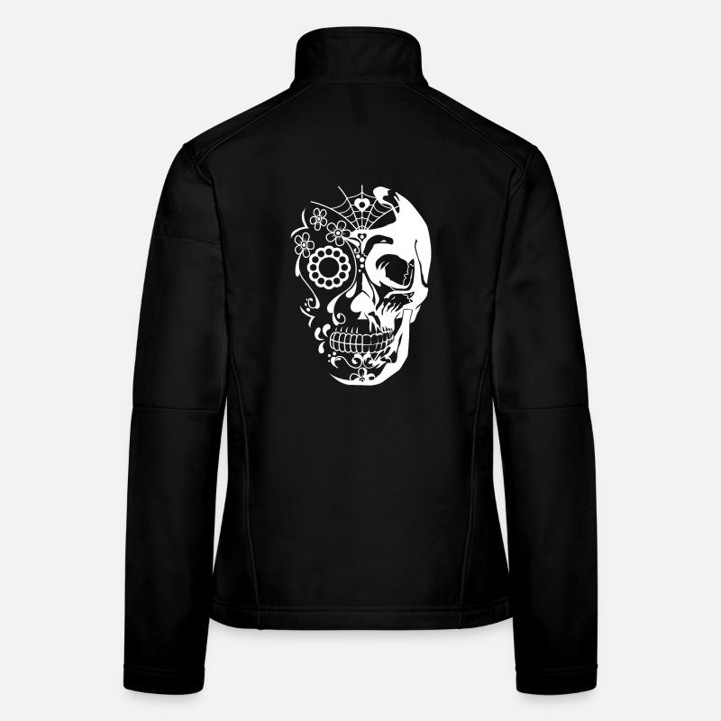 Skull White Women's Softshell Jacket