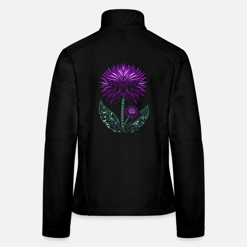 Distel lila Thistle Frauen Softshelljacke