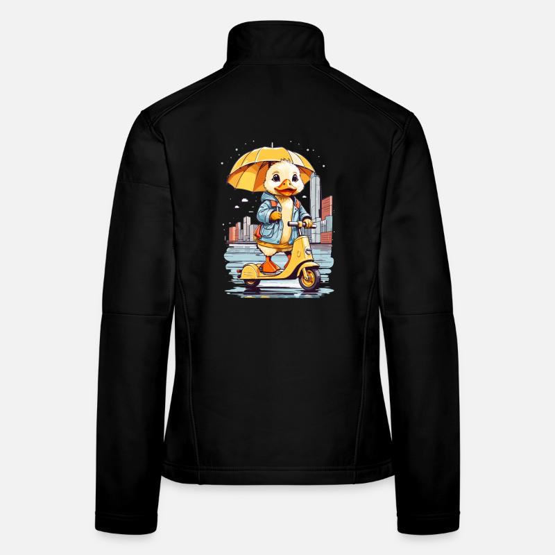 Canard au rouleau Veste en tissu softshell Femme