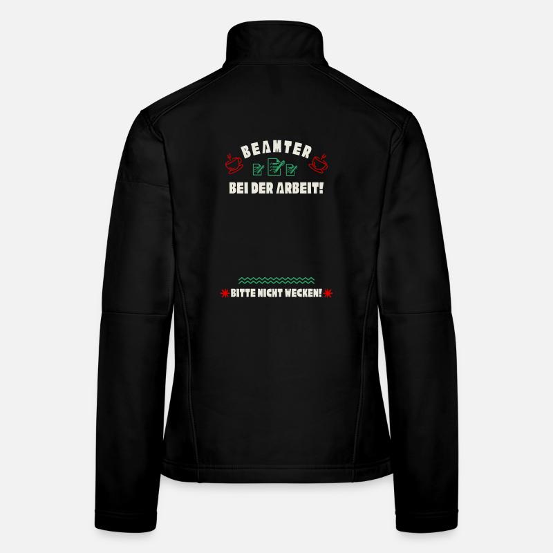 Schlafender Beamter Frauen Softshelljacke