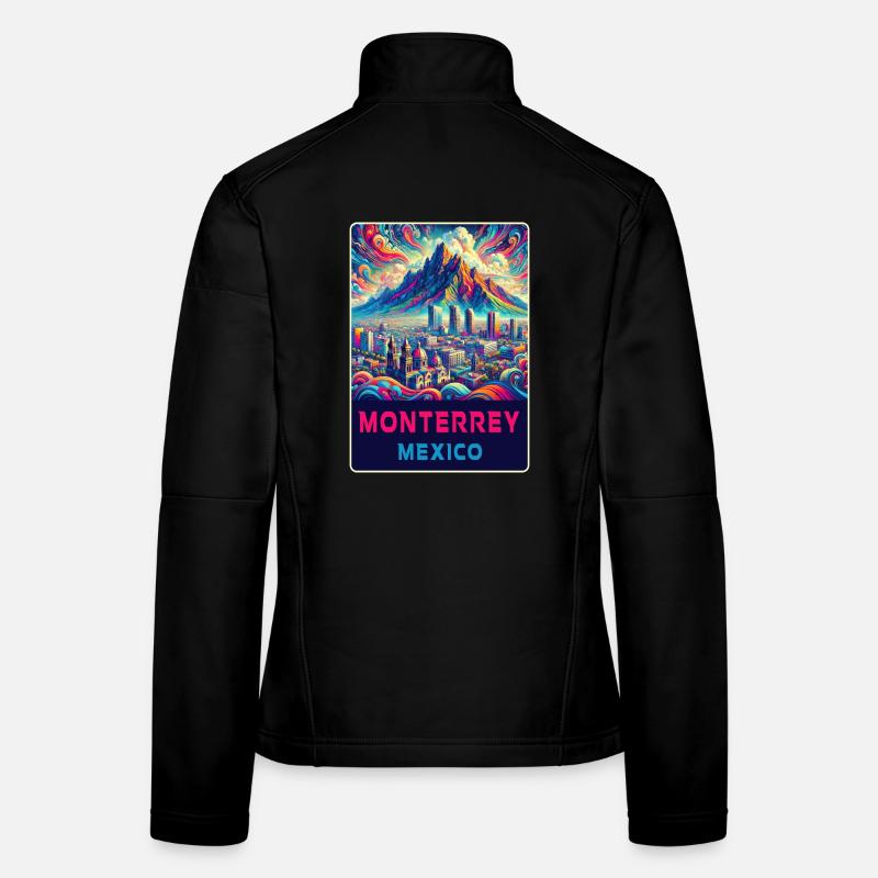 Design de Monterrey au Mexique Veste en tissu softshell Femme