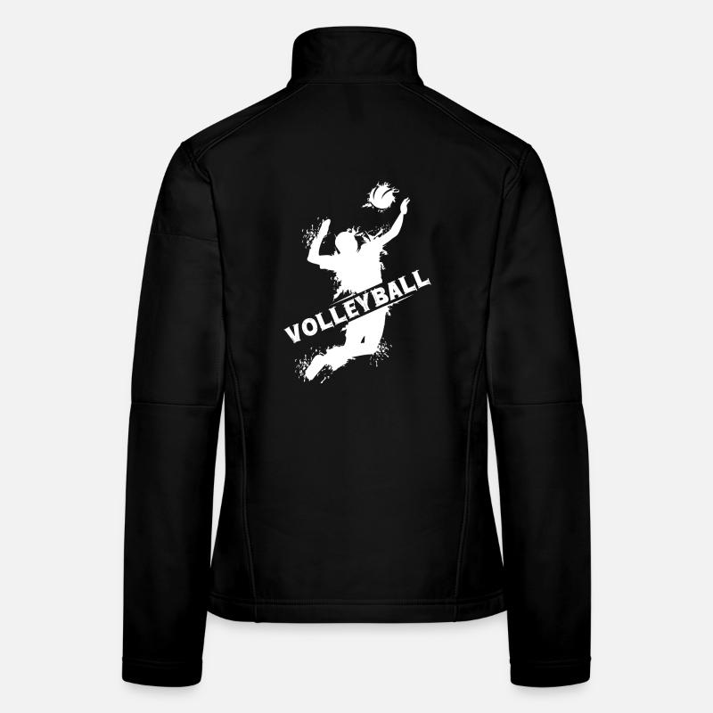 Volleyball explosion spieler beachvolleyball Team Frauen Softshelljacke